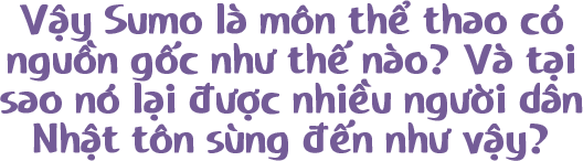 Vậy Sumo là môn thể thao có nguồn gốc như thế nào? Và tại sao nó lại được nhiều người dân Nhật tôn sùng đến như vậy?